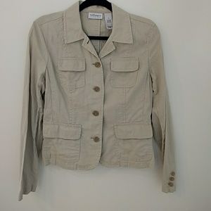 Linen blend jacket
